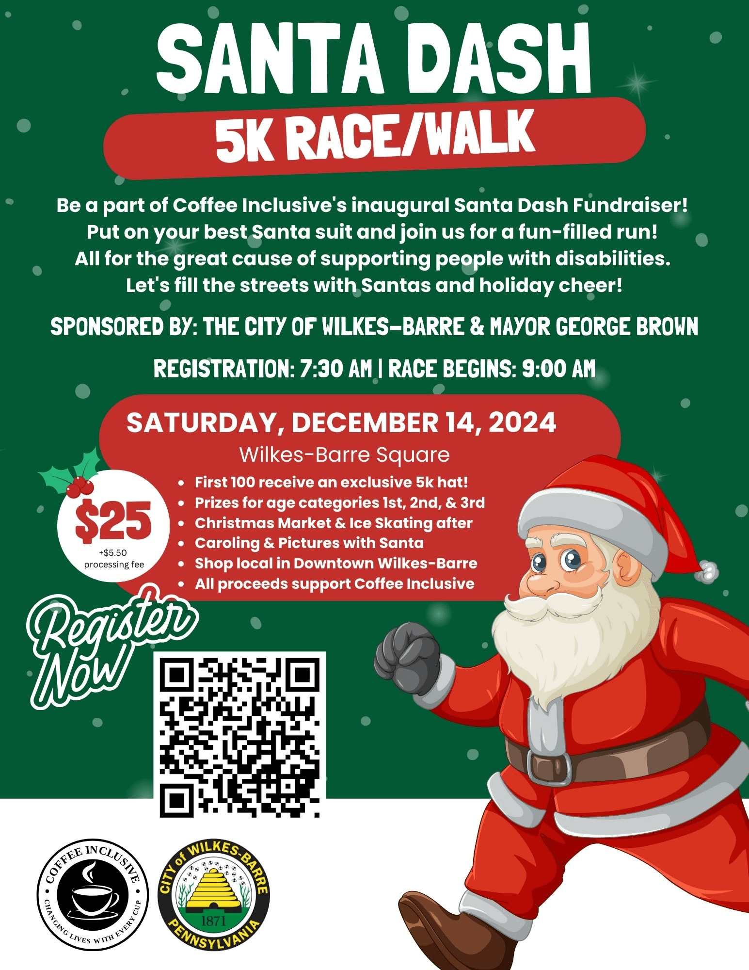 Santa 5k Flyer