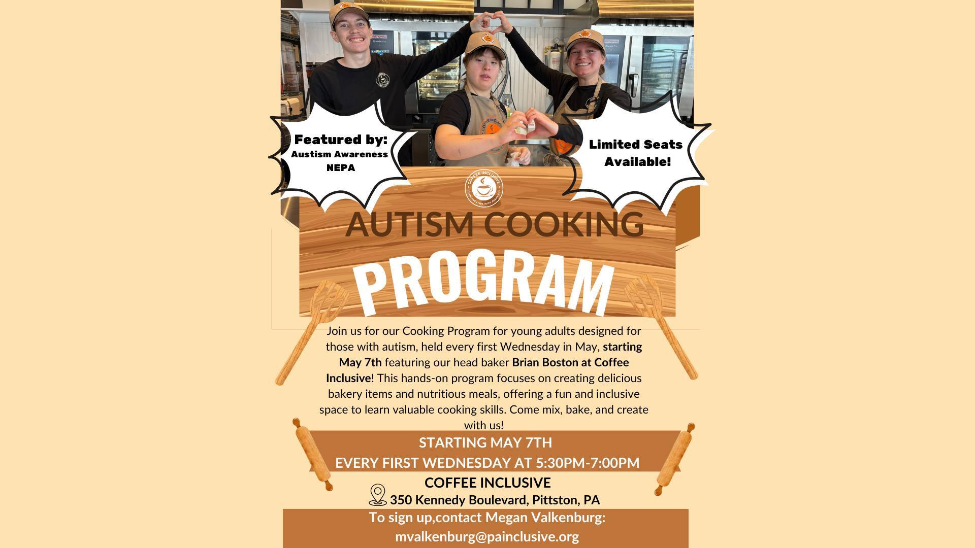 Autism Cooking Program at Coffee Inclusive